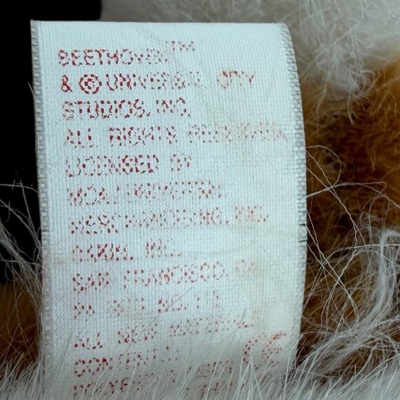 Vintage Dakin Beethoven Dog Toy Plush Puppy Universal Studios Stuffed Animal - Picture 8 of 9